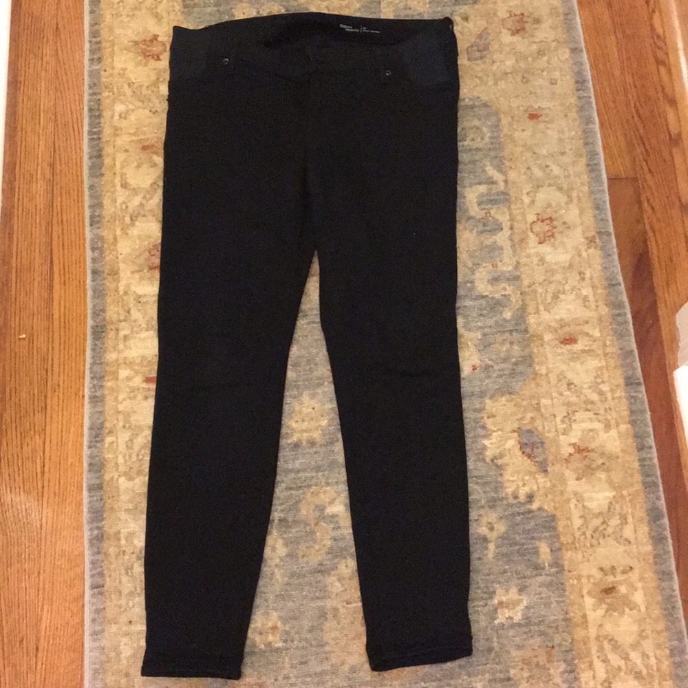 Gap Maternity skinny black jeans.